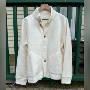 Billy Reid Fleece Jacket in Natural Men’s Medium